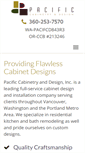 Mobile Screenshot of pacificcabinetry.biz